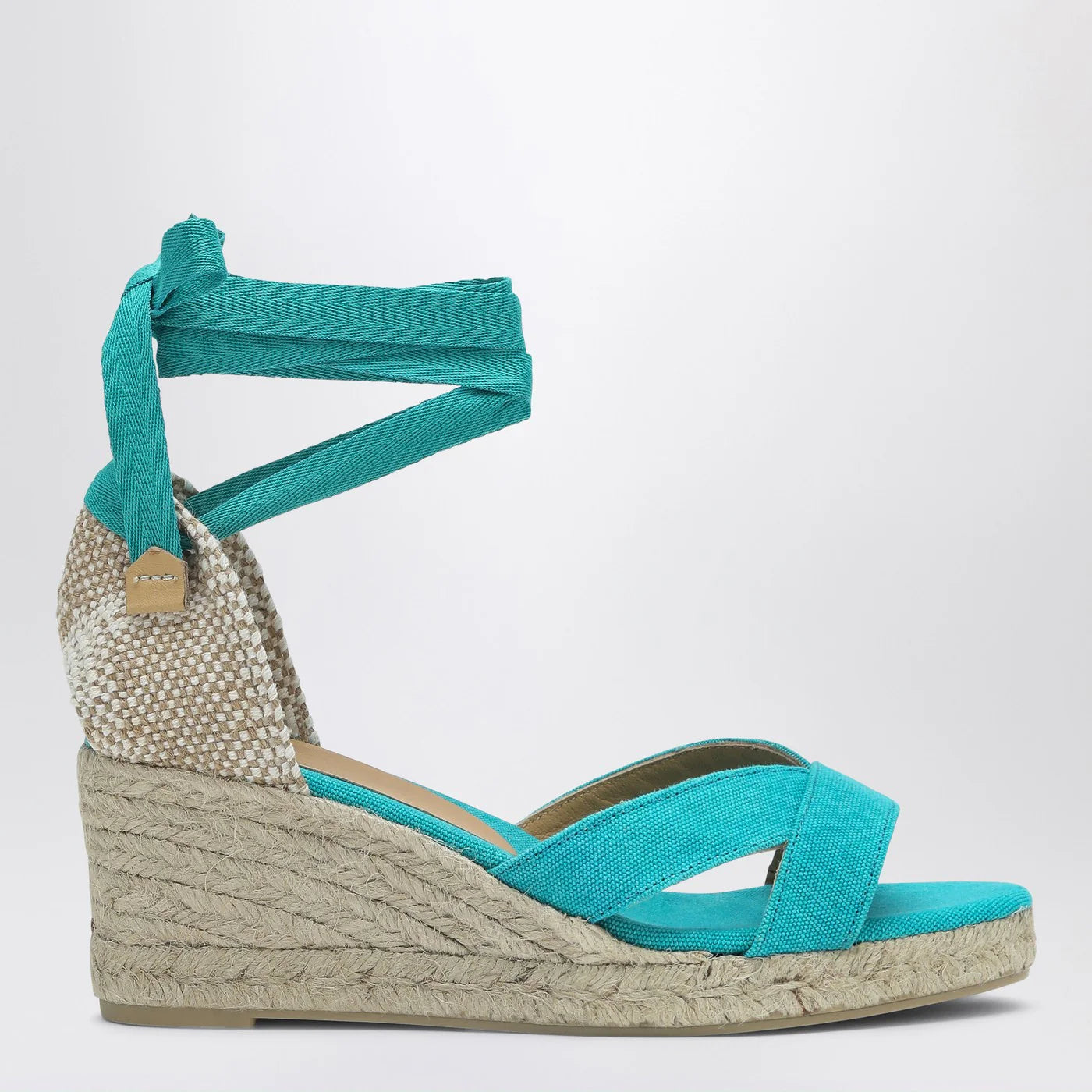 Castañer Bailey aquamarine espadrilles