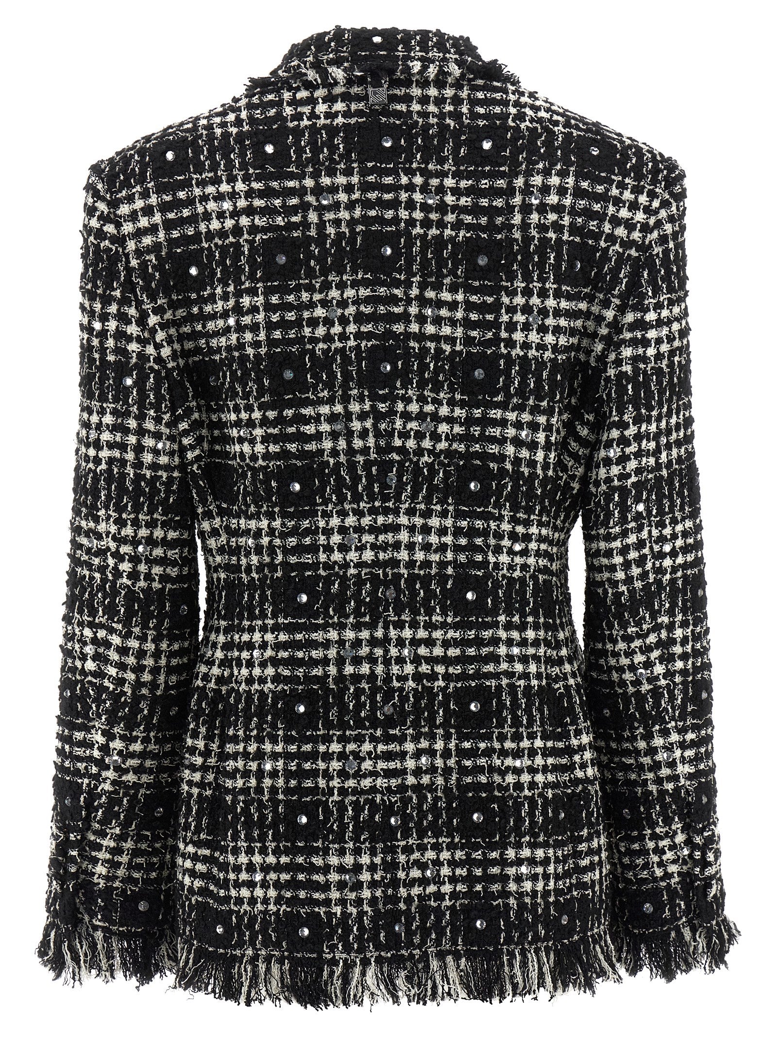 Giuseppe Di Morabito Tweed And Rhinestone Blazer