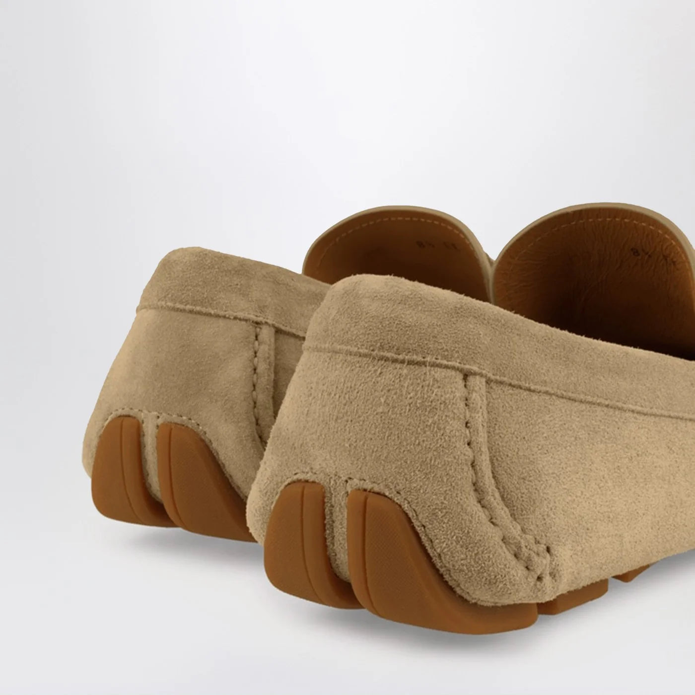 Ferragamo Safari-colored Gancini Driver loafer