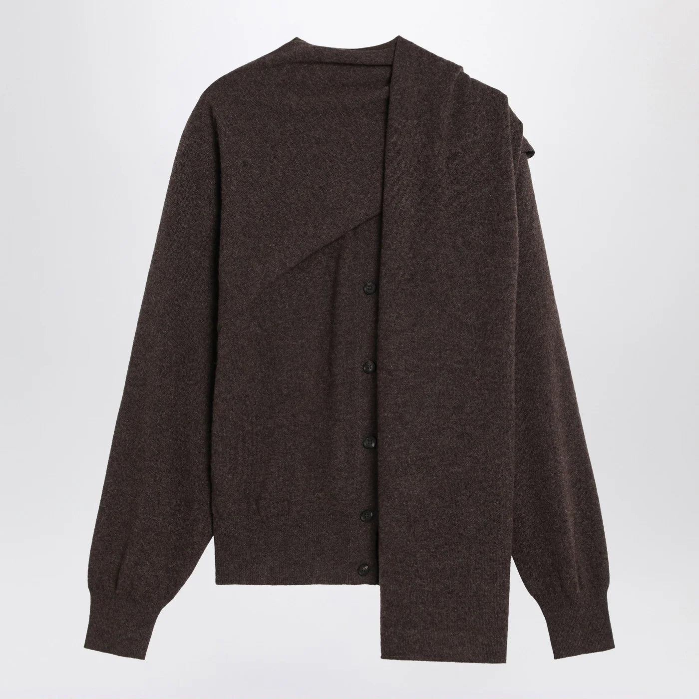 Ferragamo Clay mélange cashmere cardigan