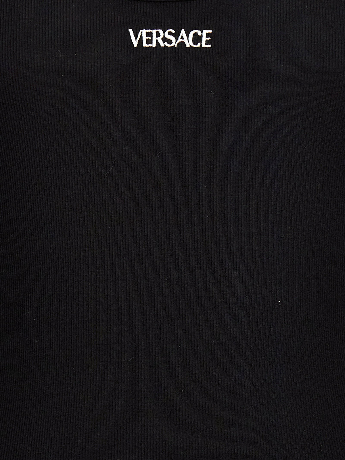 Versace Logo Embroidery Tank Top