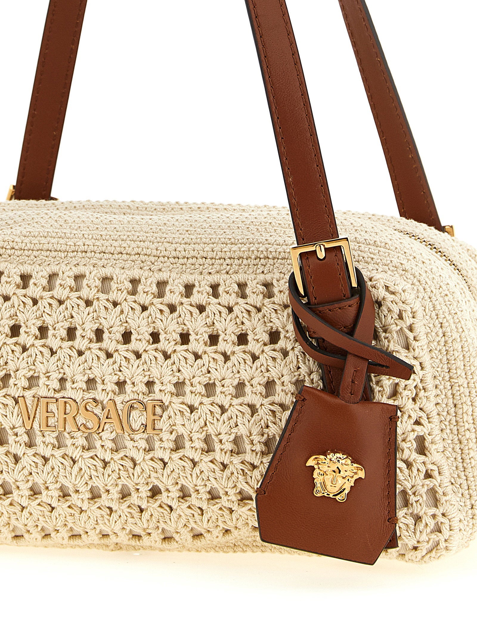 Versace Tag Shoulder Bag