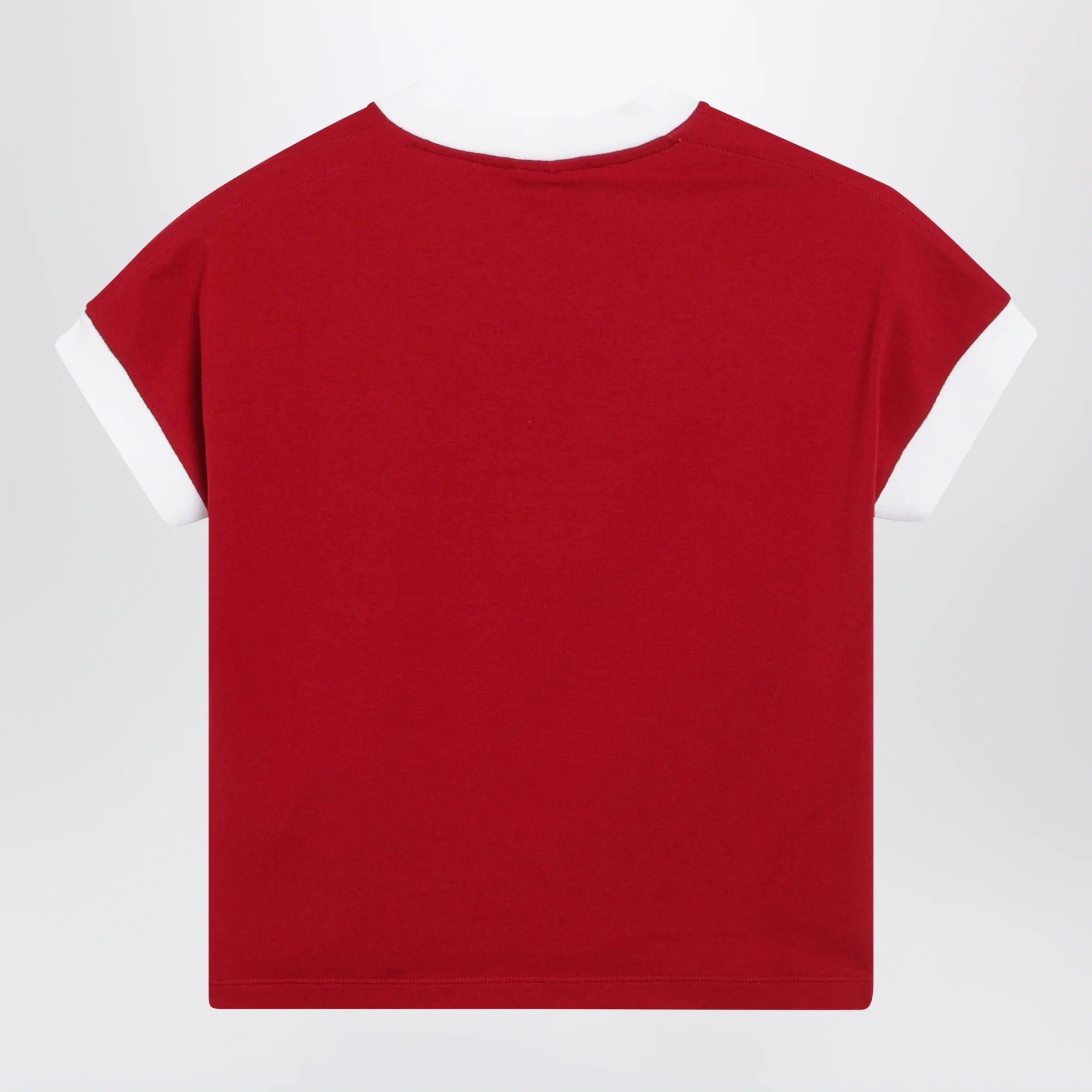Versace Red cotton jersey T-shirt