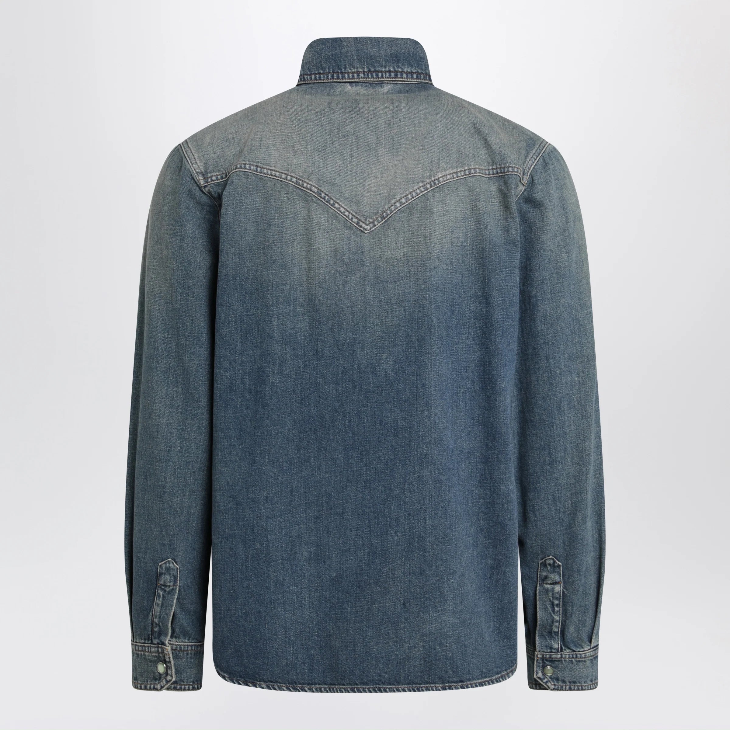 Versace Vintage blue denim shirt