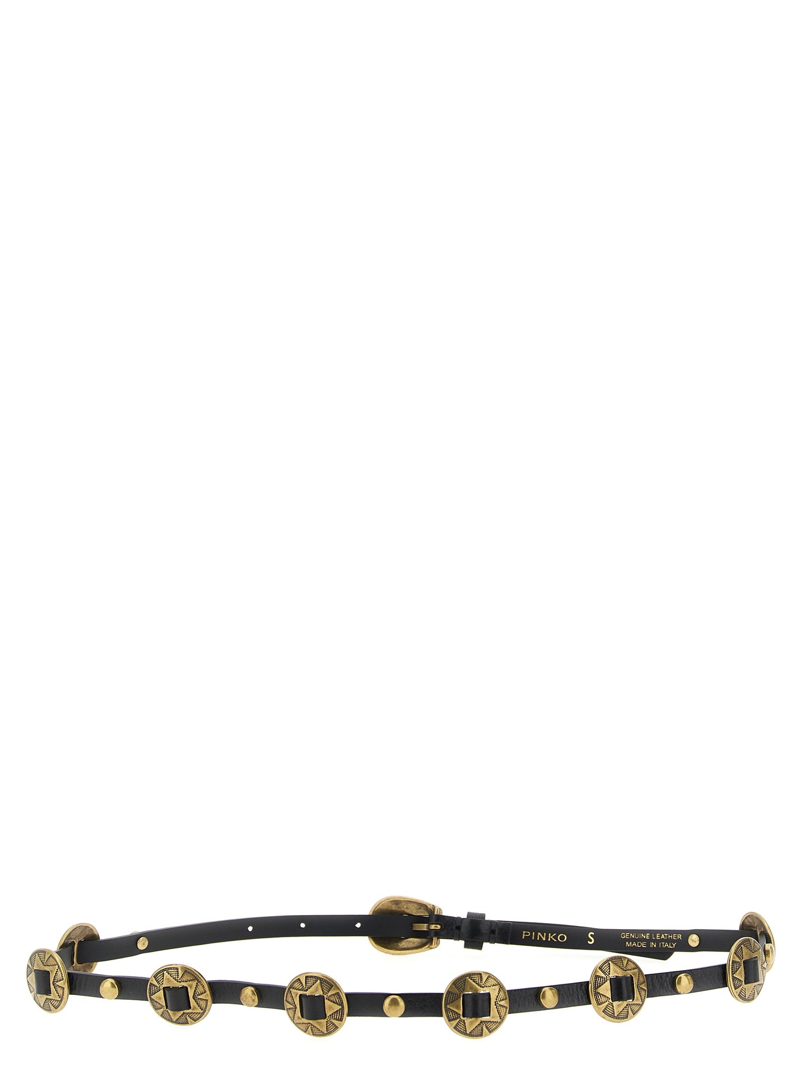 Pinko Engraved Plaque Belt