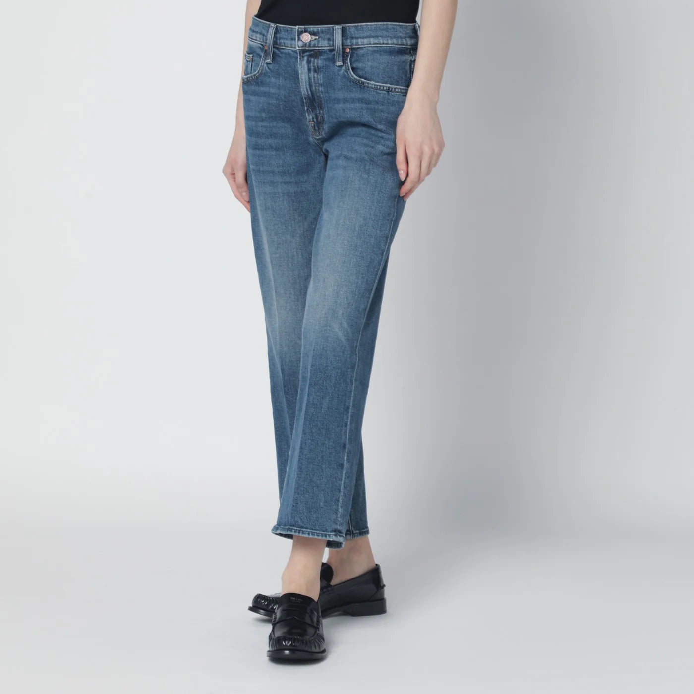 Mother Blue Troublemaker jeans