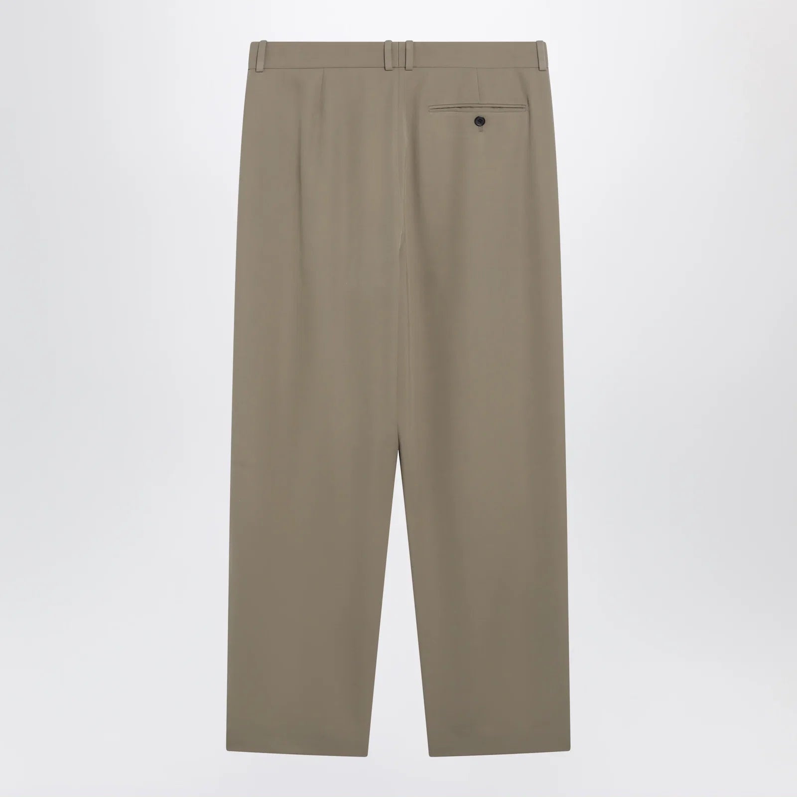 The Row Gianni tapered wool gabardine trousers in beige