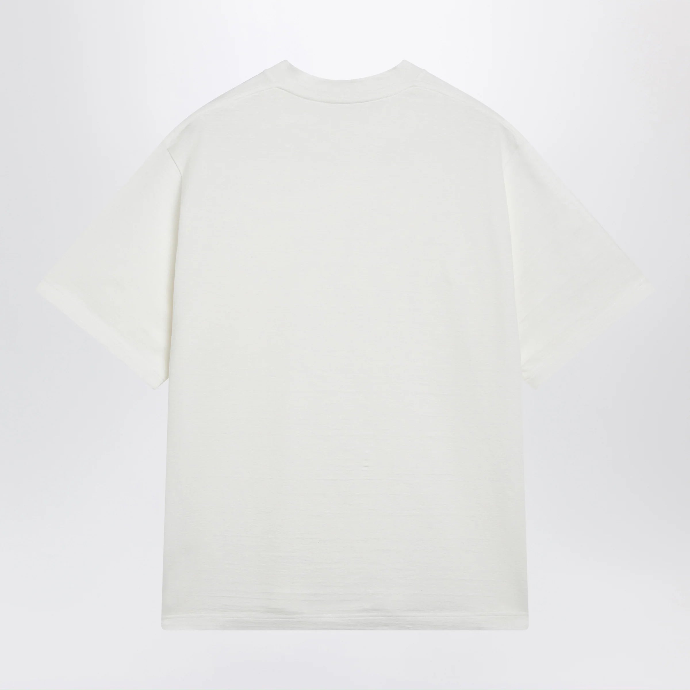 The Row Estavo oversized linen jersey T-shirt in white