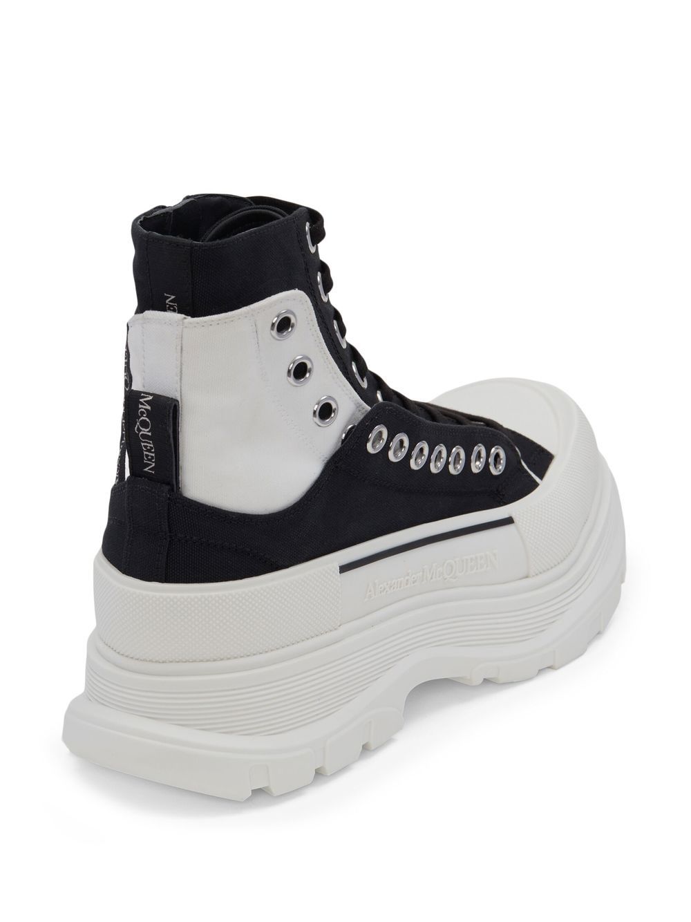 Çizme Alexander McQueen Tread Slick me lidhje të shpejtë