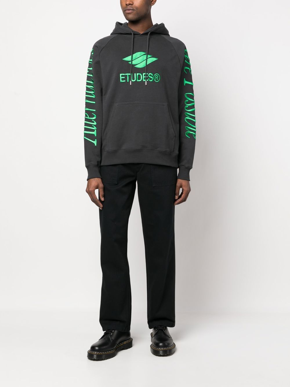 Études Ãtudes Logo organic cotton hoodie