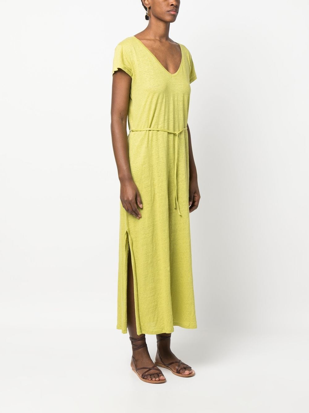 Majestic Linen blend long dress