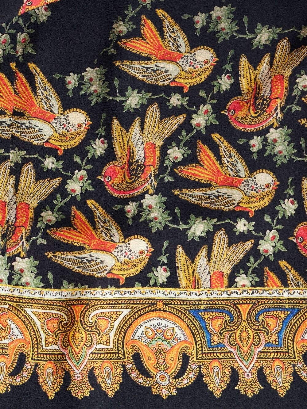 Pantallona të drejta Etro me print paisley