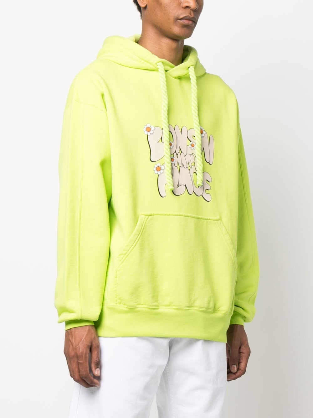 Bonsai Printed cotton hoodie