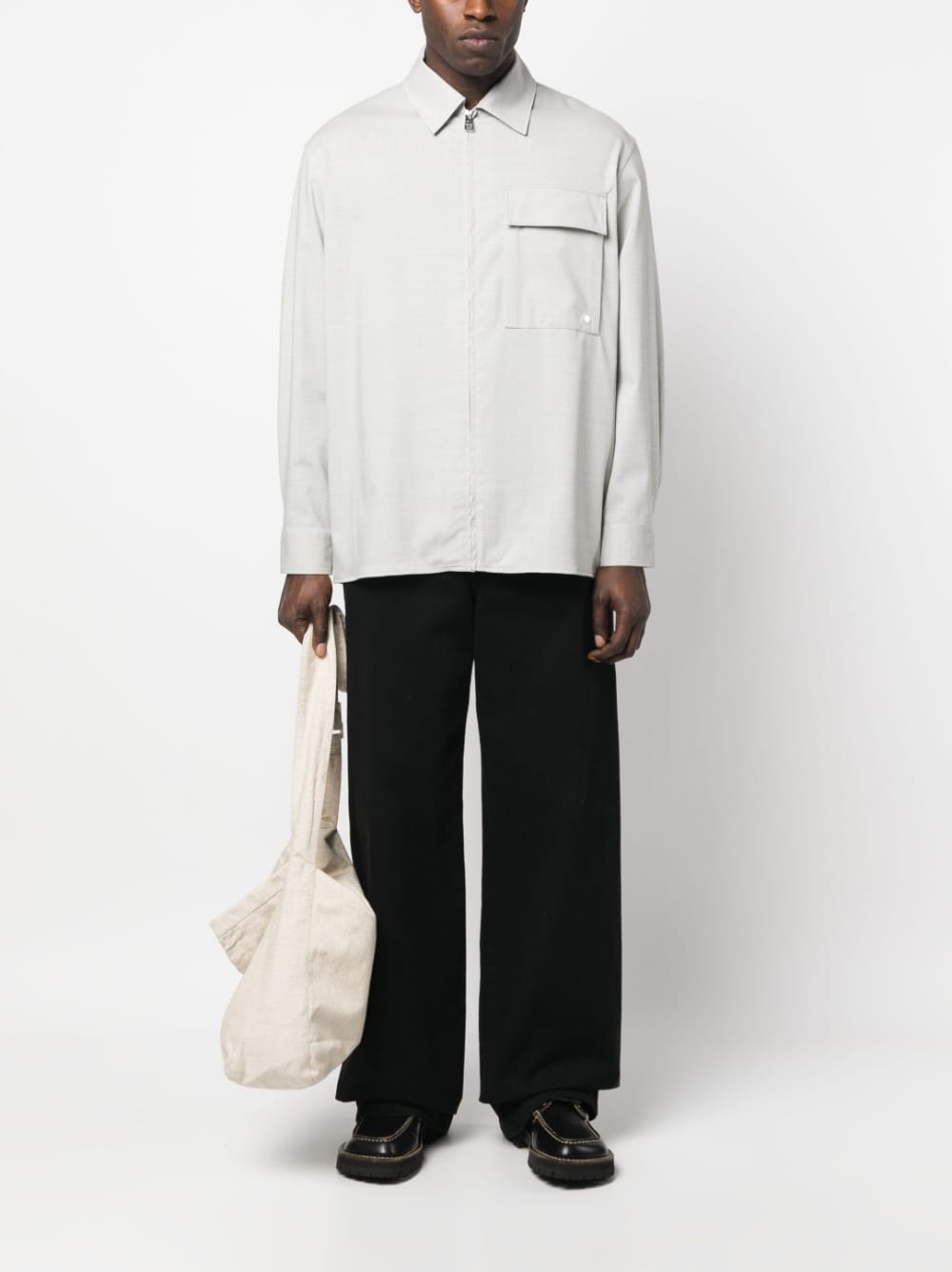 Études Ãtudes Wool blend shirt