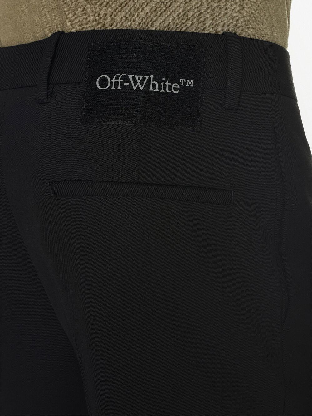 Pantallona të ngushta prej leshi Off White