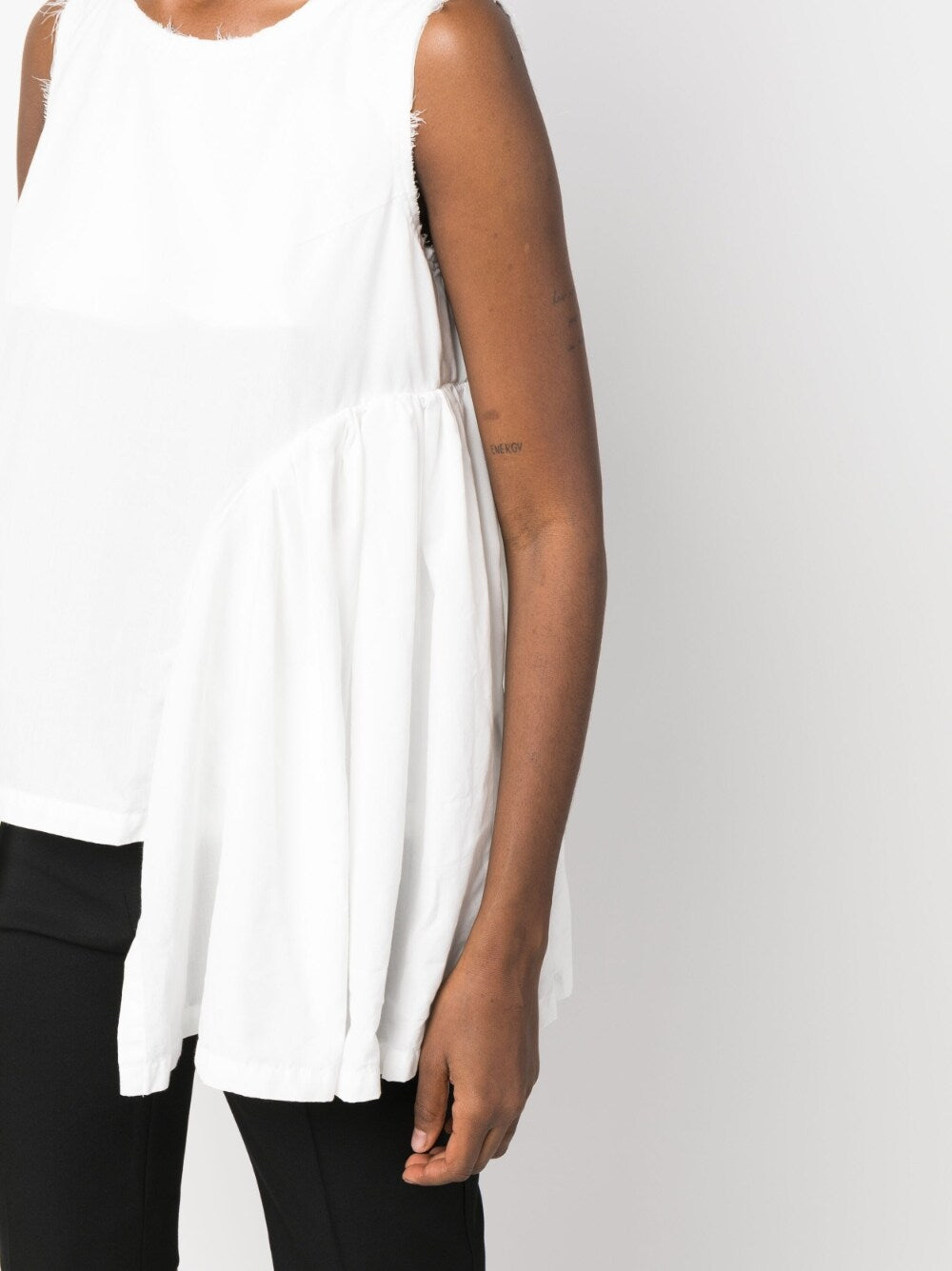 Top tank Comme Des Garcons me detaj të drapuar