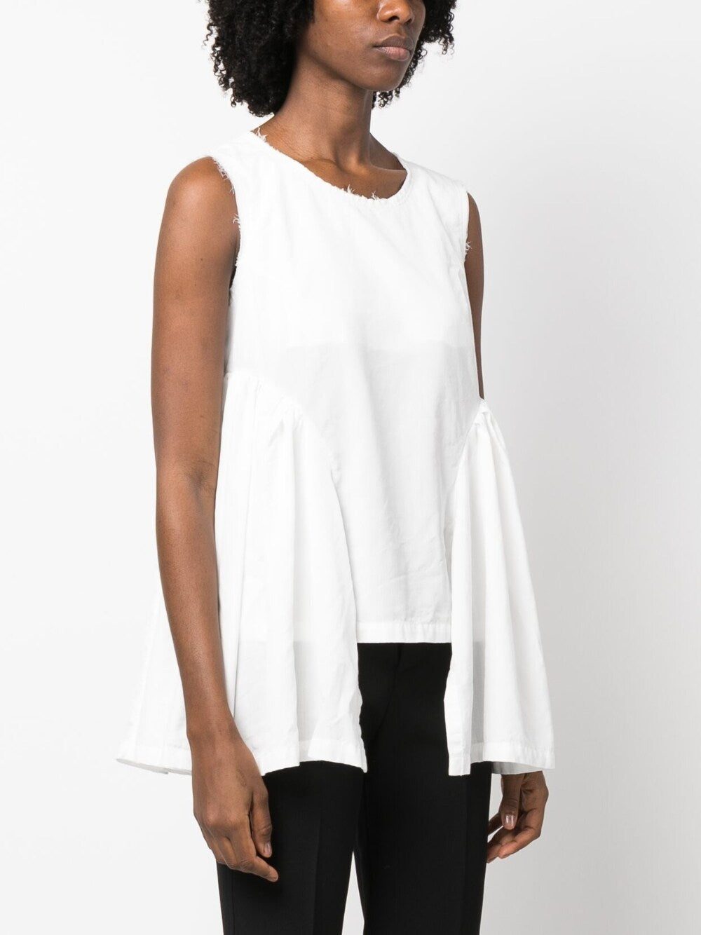 Top tank Comme Des Garcons me detaj të drapuar