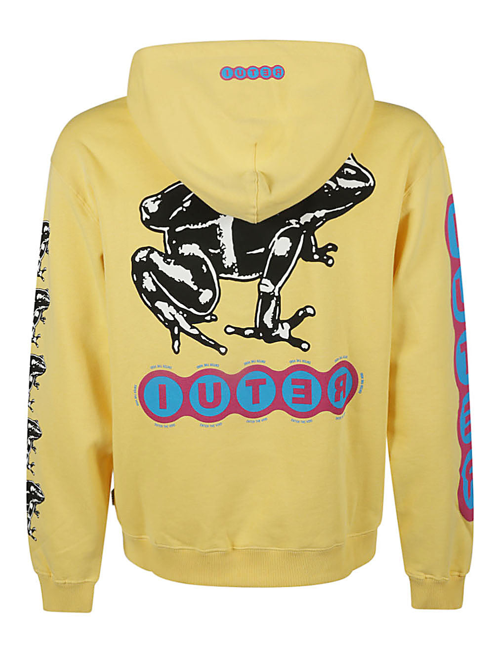 Iuter Printed cotton hoodie