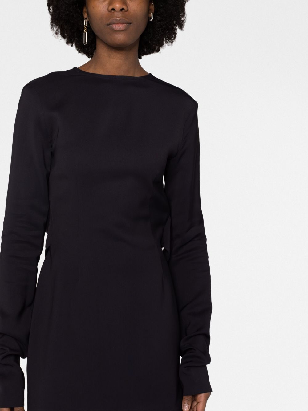 032C Flounced mini dress