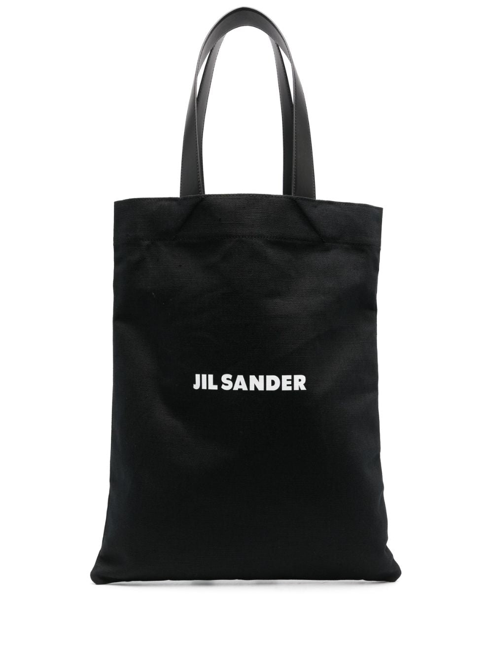 Çantë tote me print logo Jil Sander