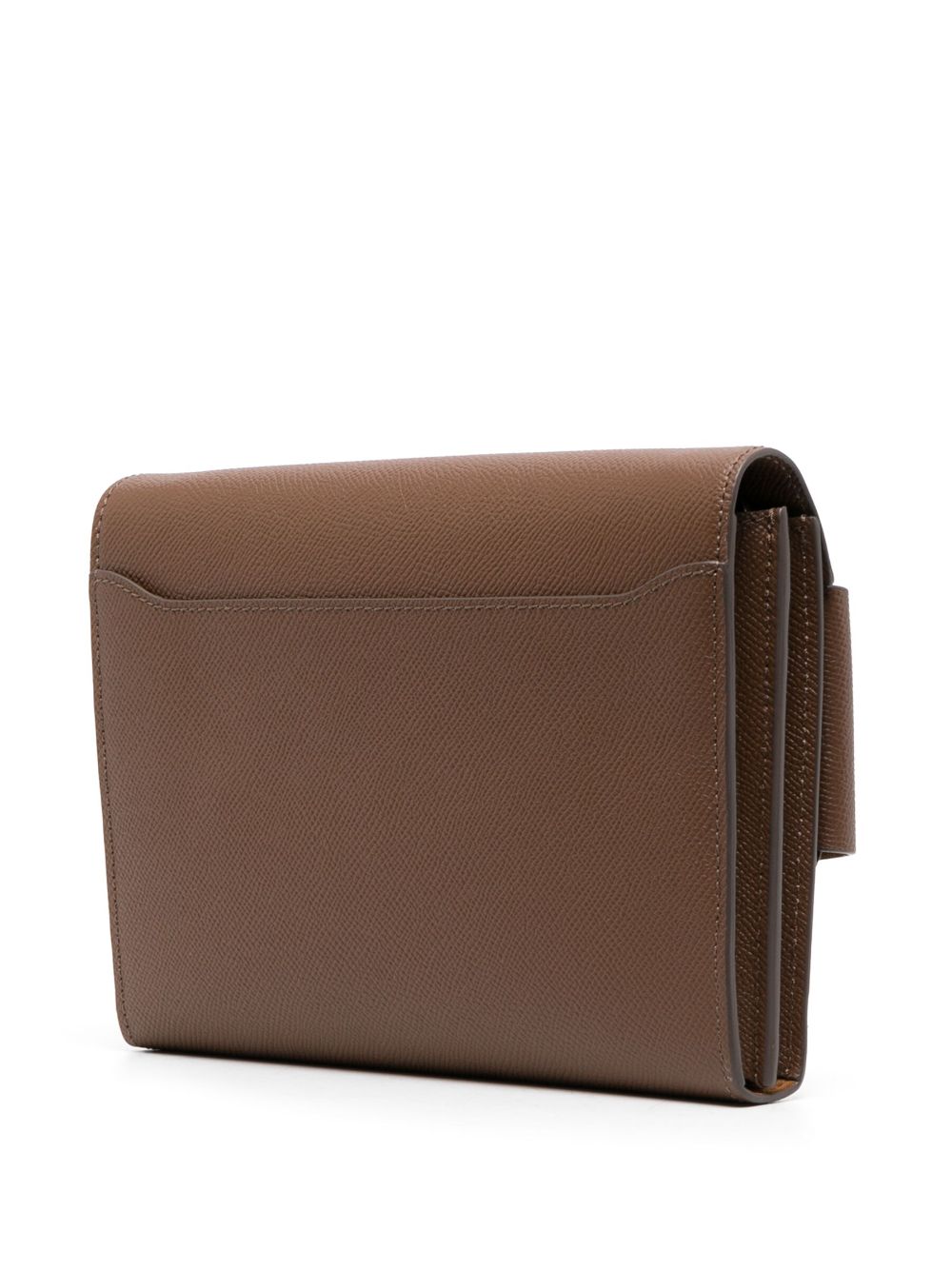 Çantë dore Boyy Buckle Travel Case prej lëkure Epsom