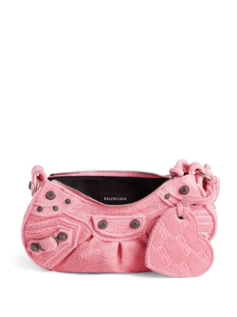 Çantë shpine Balenciaga Le Cagole XS prej denim-i