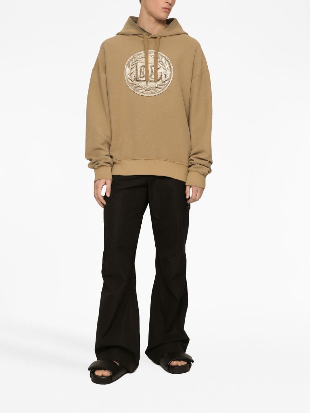 Dolce & Gabbana Pantallona Cargo me Plakë Logoje