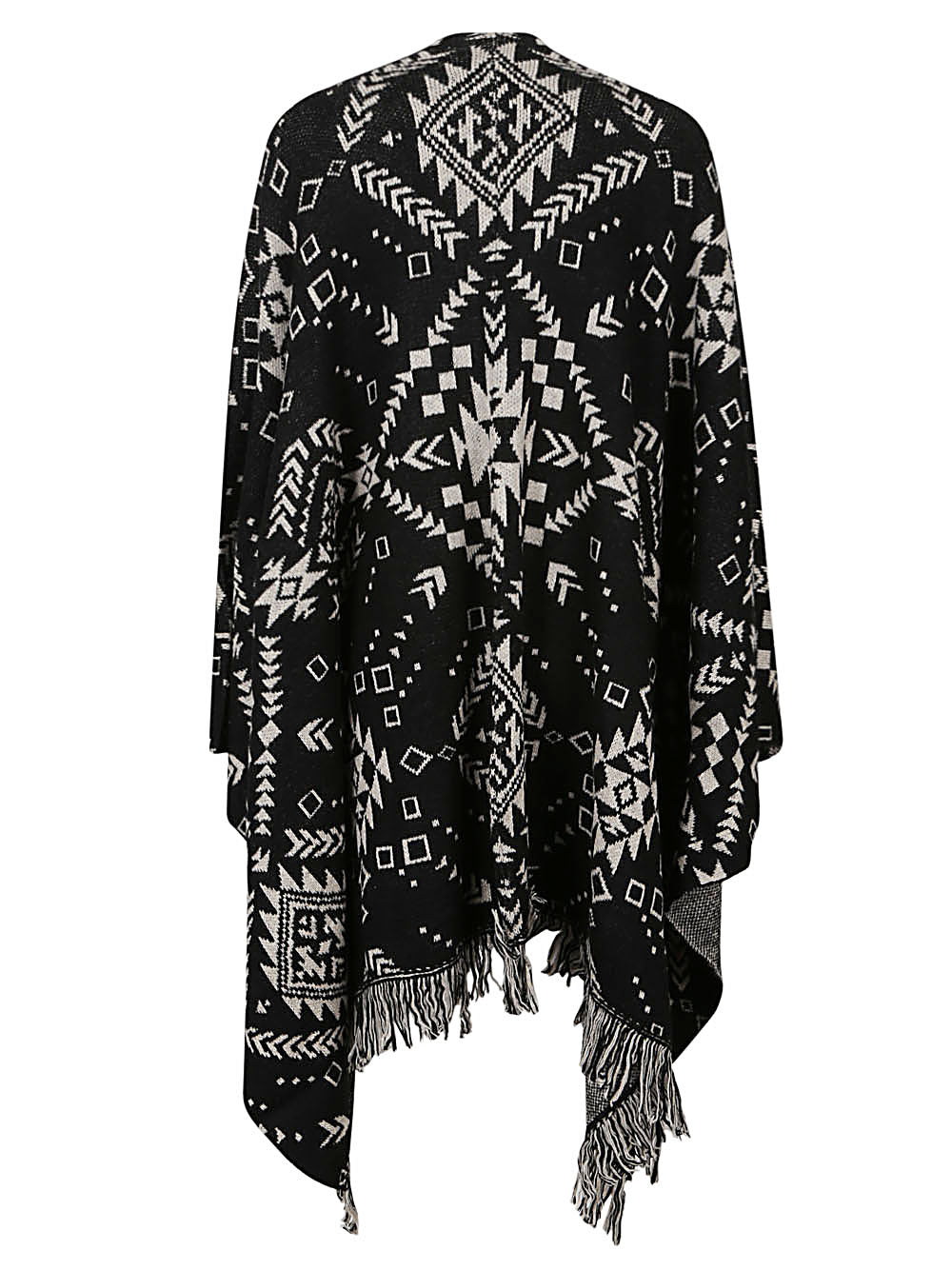 Tooco Ethnic print jacquard cardigan