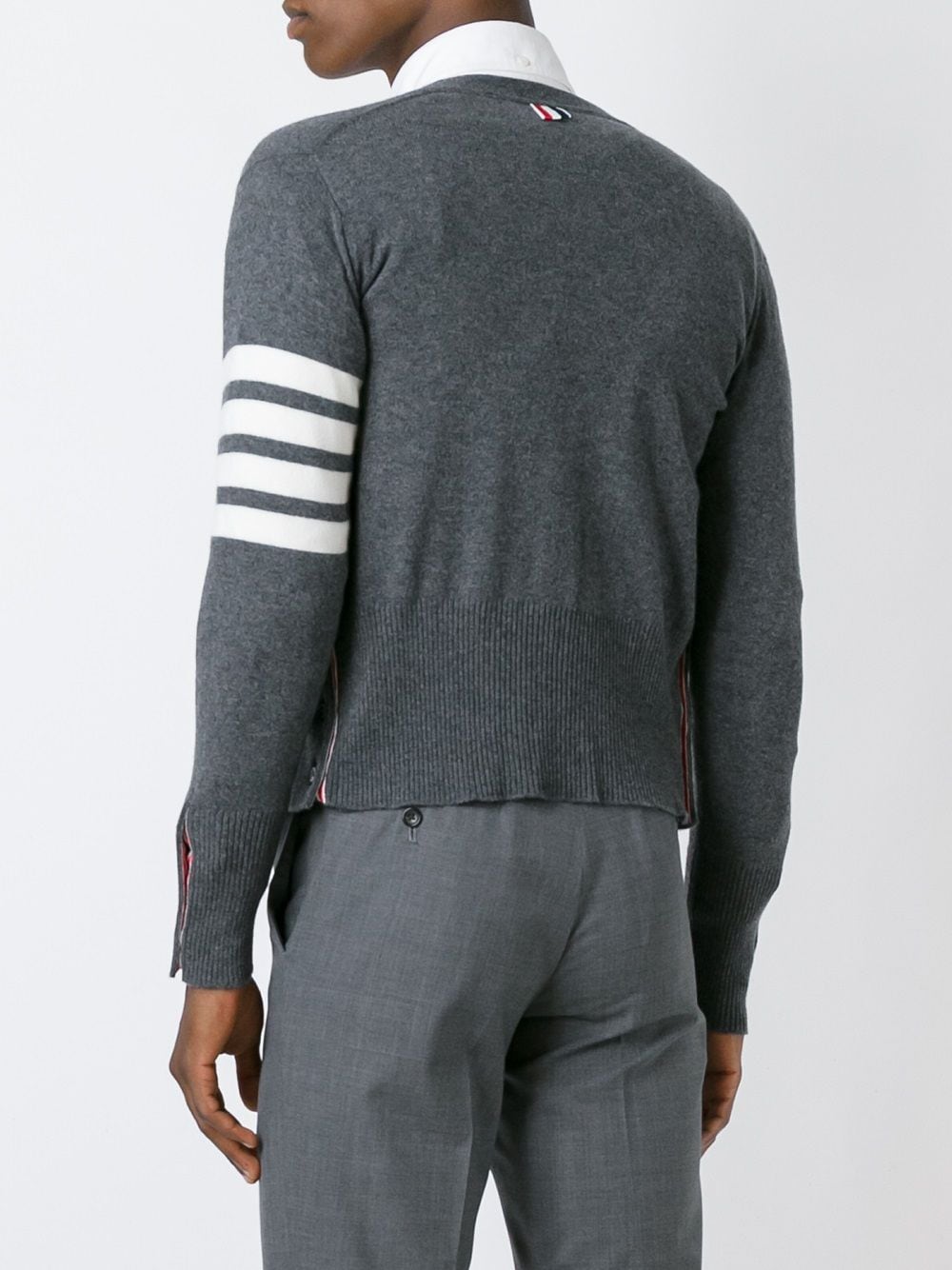 Thom Browne 4Bar cashmere cardigan