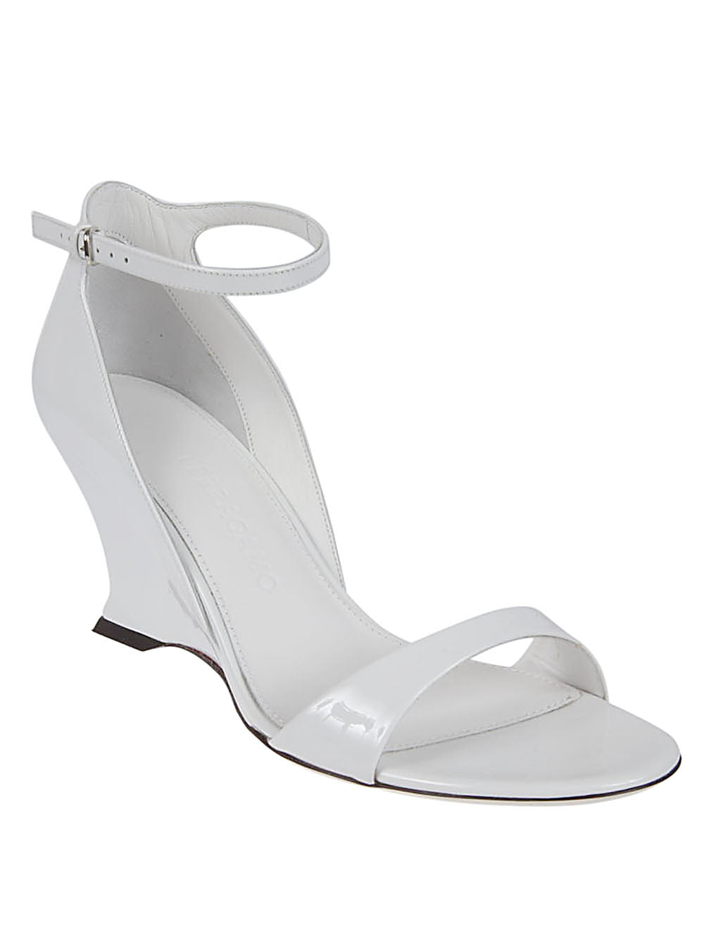 Sandale me thembër të lartë të rregullueshme prej lëkure Ferragamo