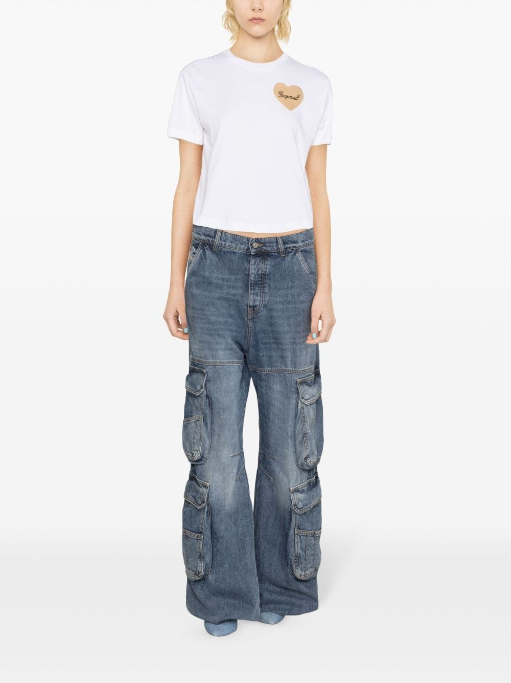 Dsquared2 Boxy-fit cotton t-shirt