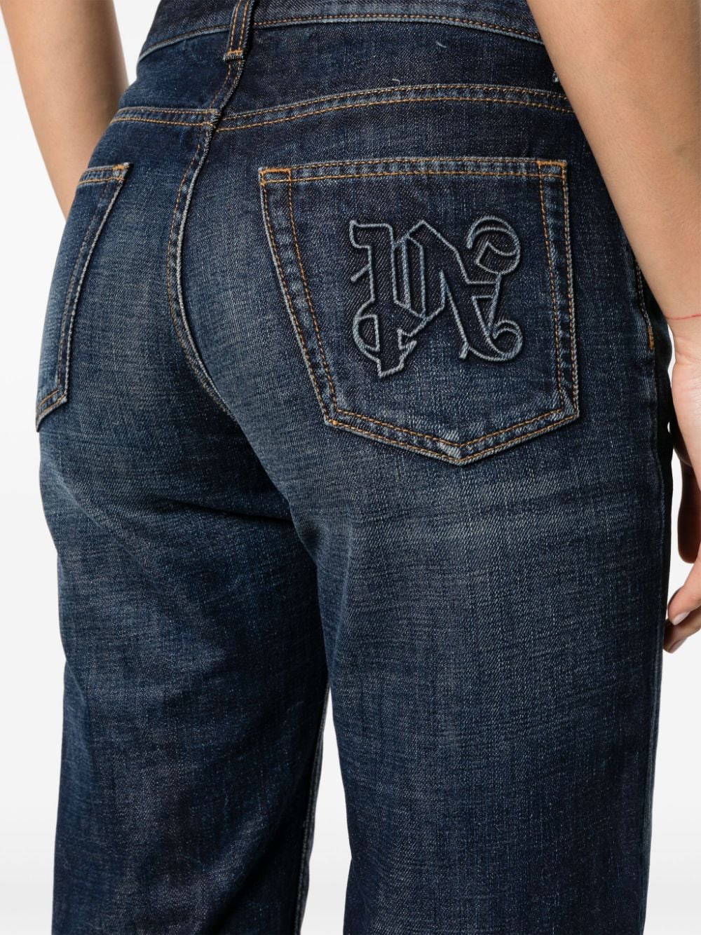 Palm Angels Straight leg denim jeans