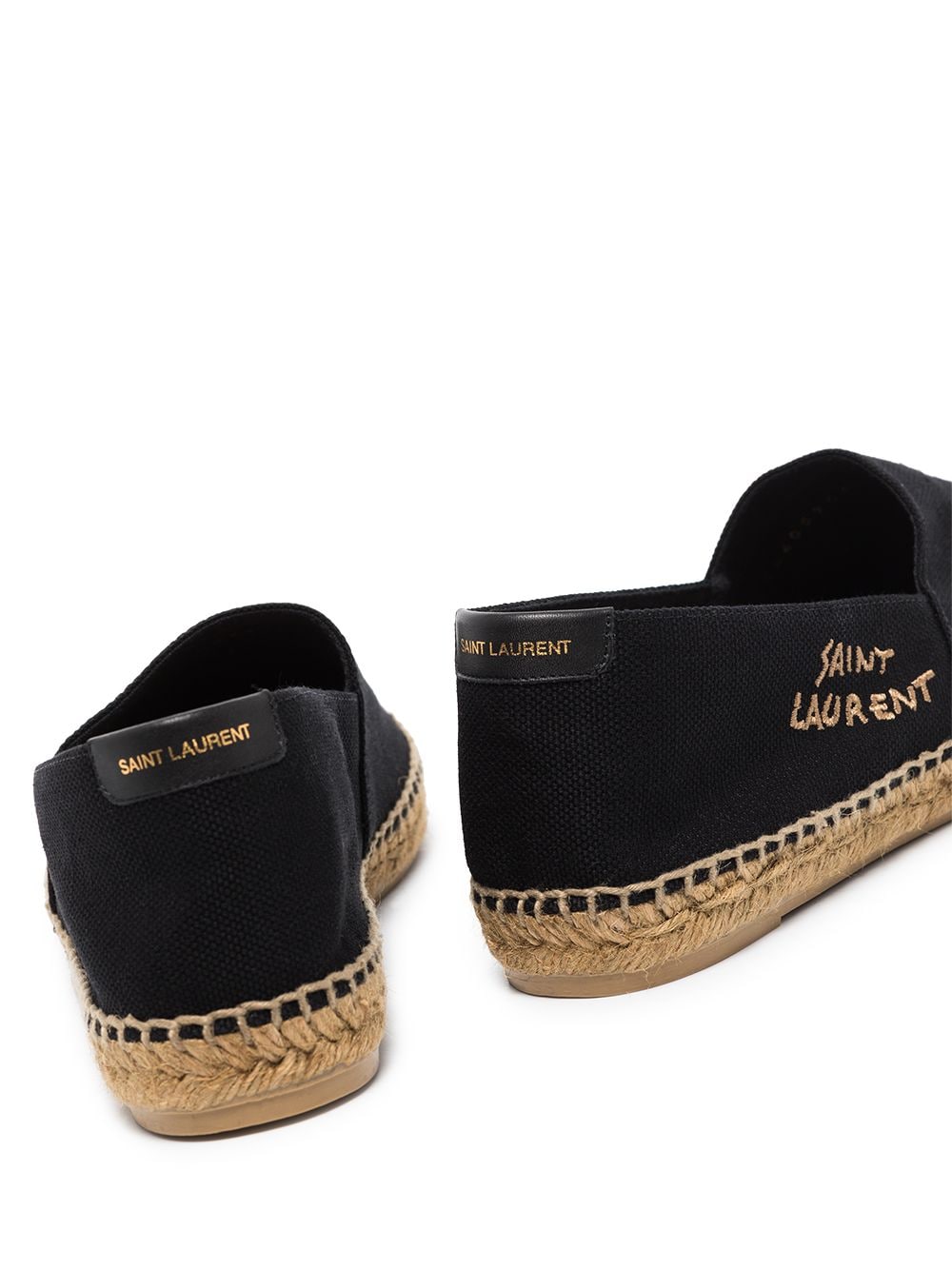 Espadrila me logon e Saint Laurent të qëndisur
