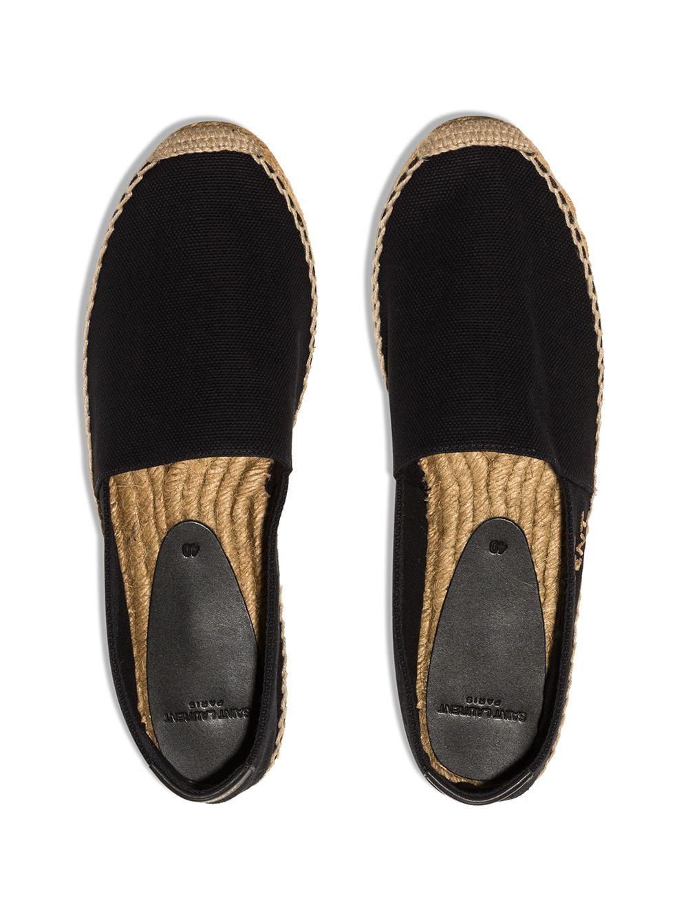 Espadrila me logon e Saint Laurent të qëndisur
