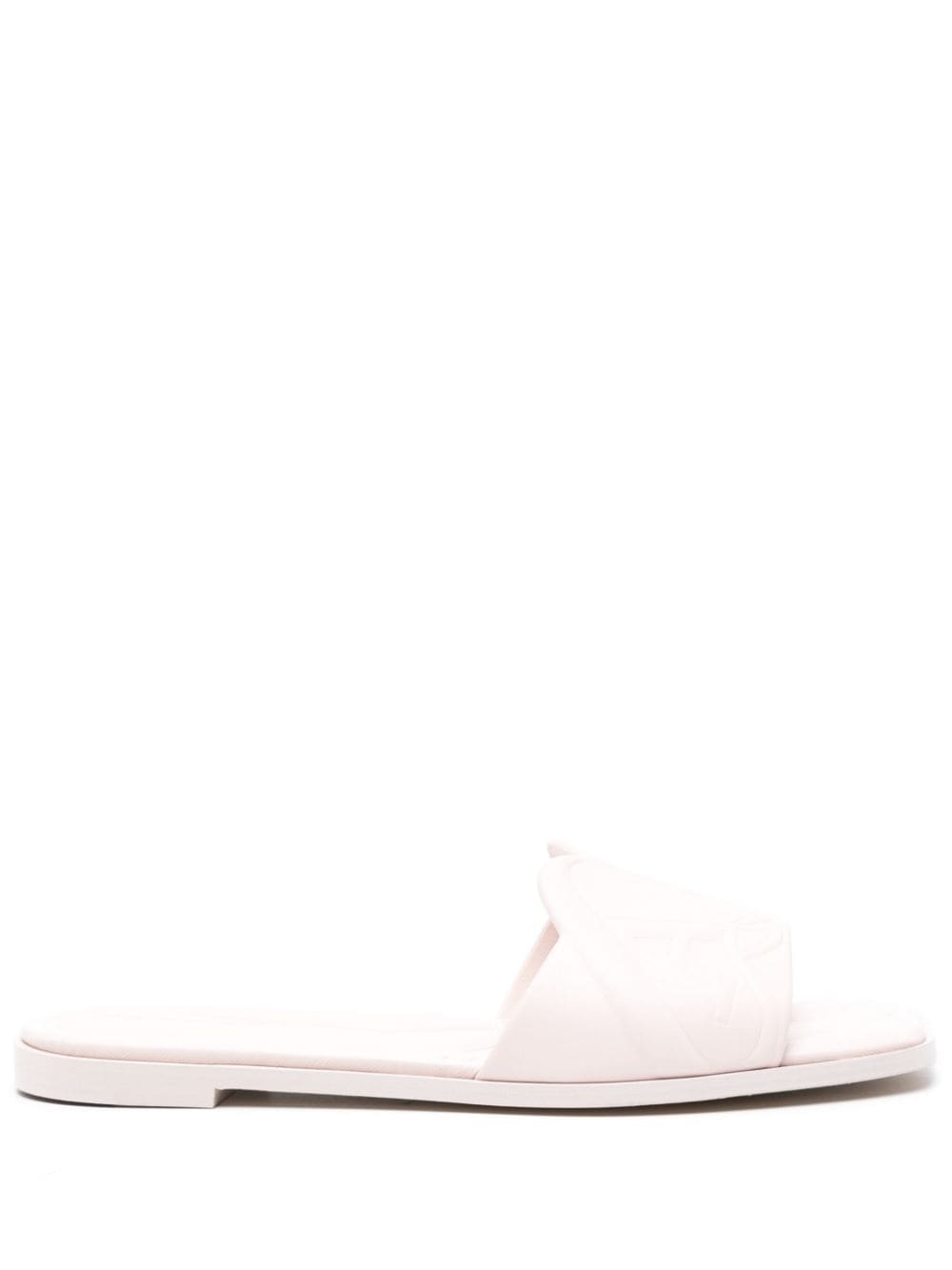 Alexander McQueen leather slides