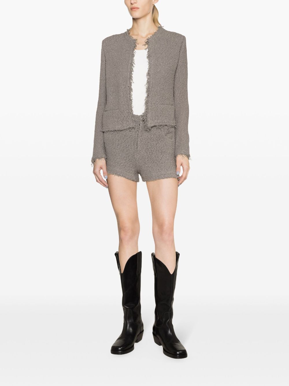 Iro Daphna cotton blend shorts