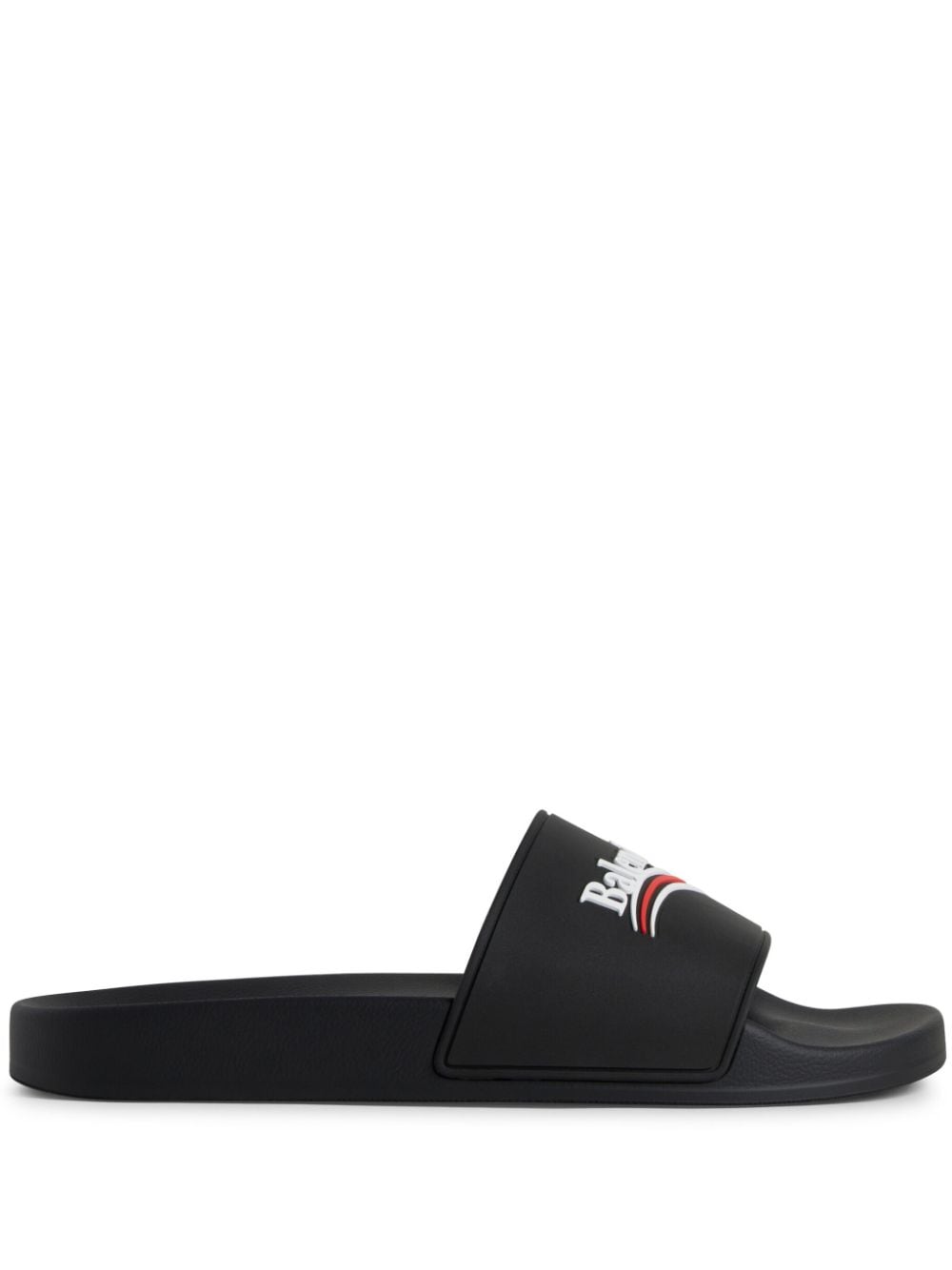 Sandali Balenciaga prej gomë për pishinë