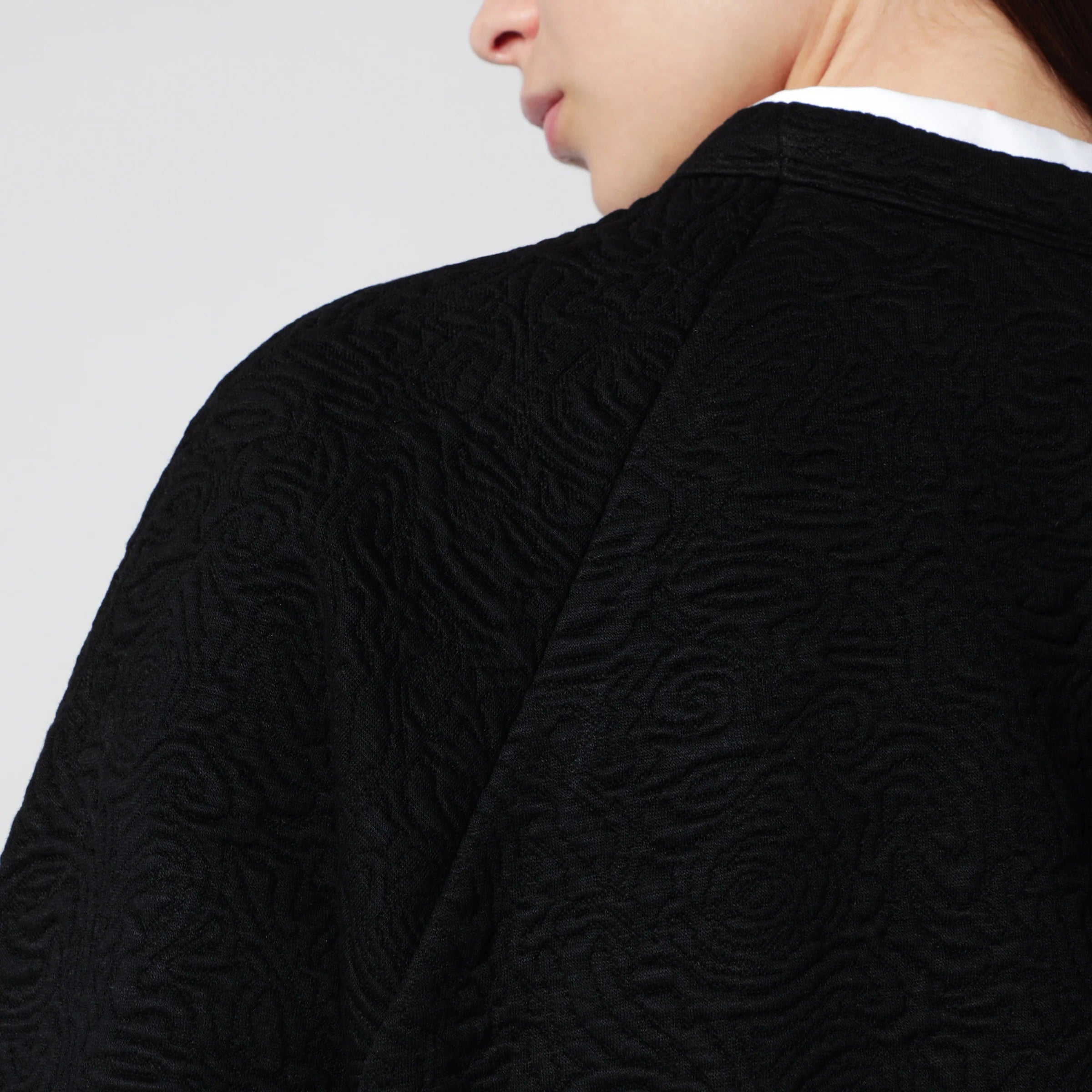 Dries Van Noten Black viscose-blend sweatshirt