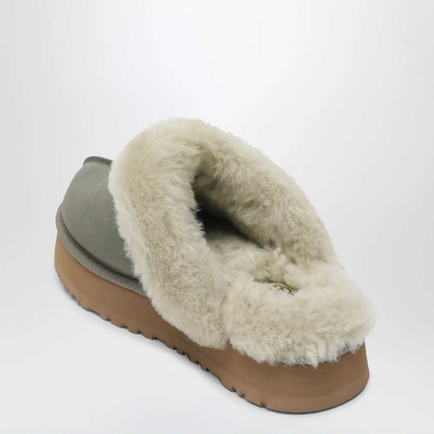 UGG Disquette moss green eather slip-ons