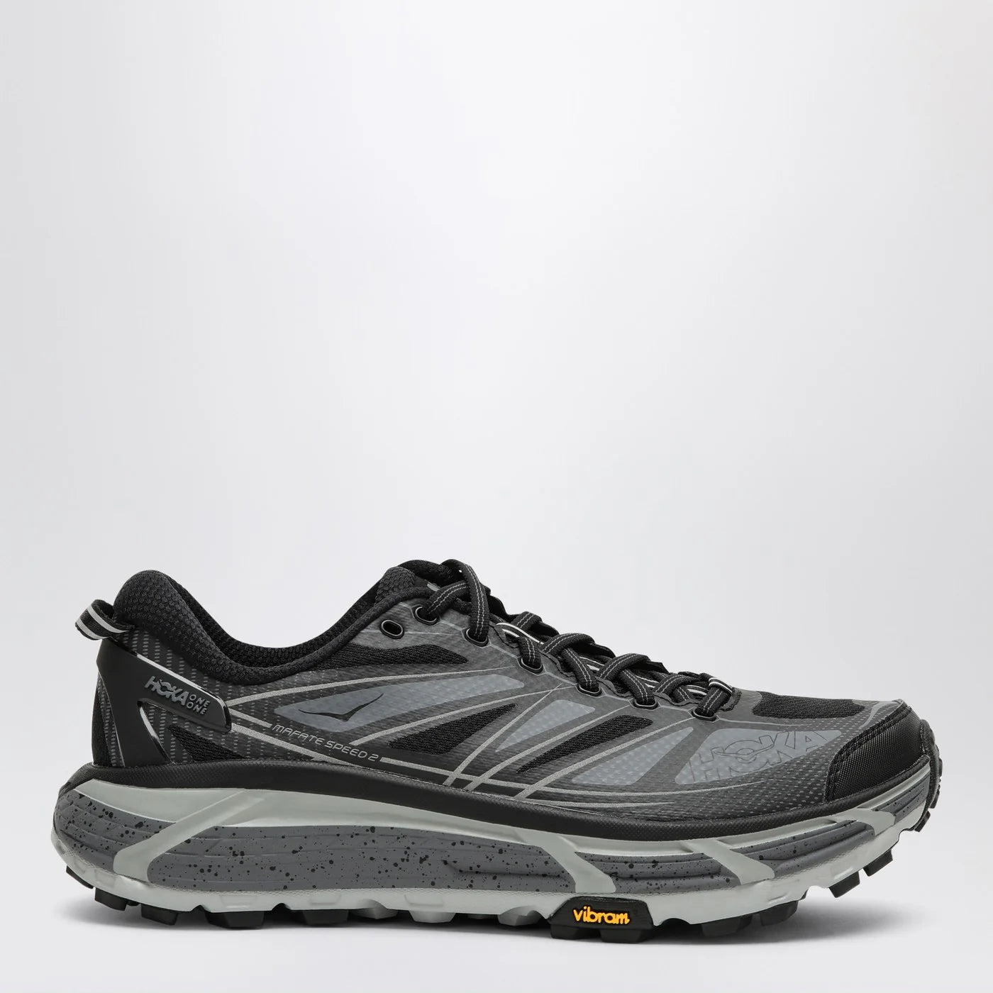 Hoka One One Mafate Speed 2 black/grey trainer