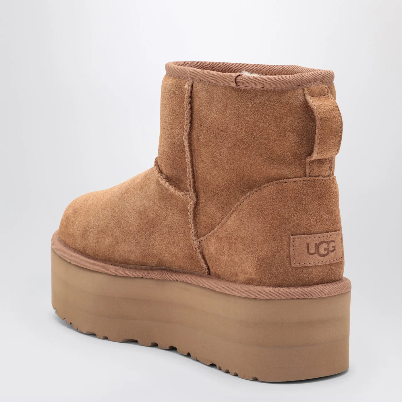 UGG Classic Mini Platform boots in chestnut