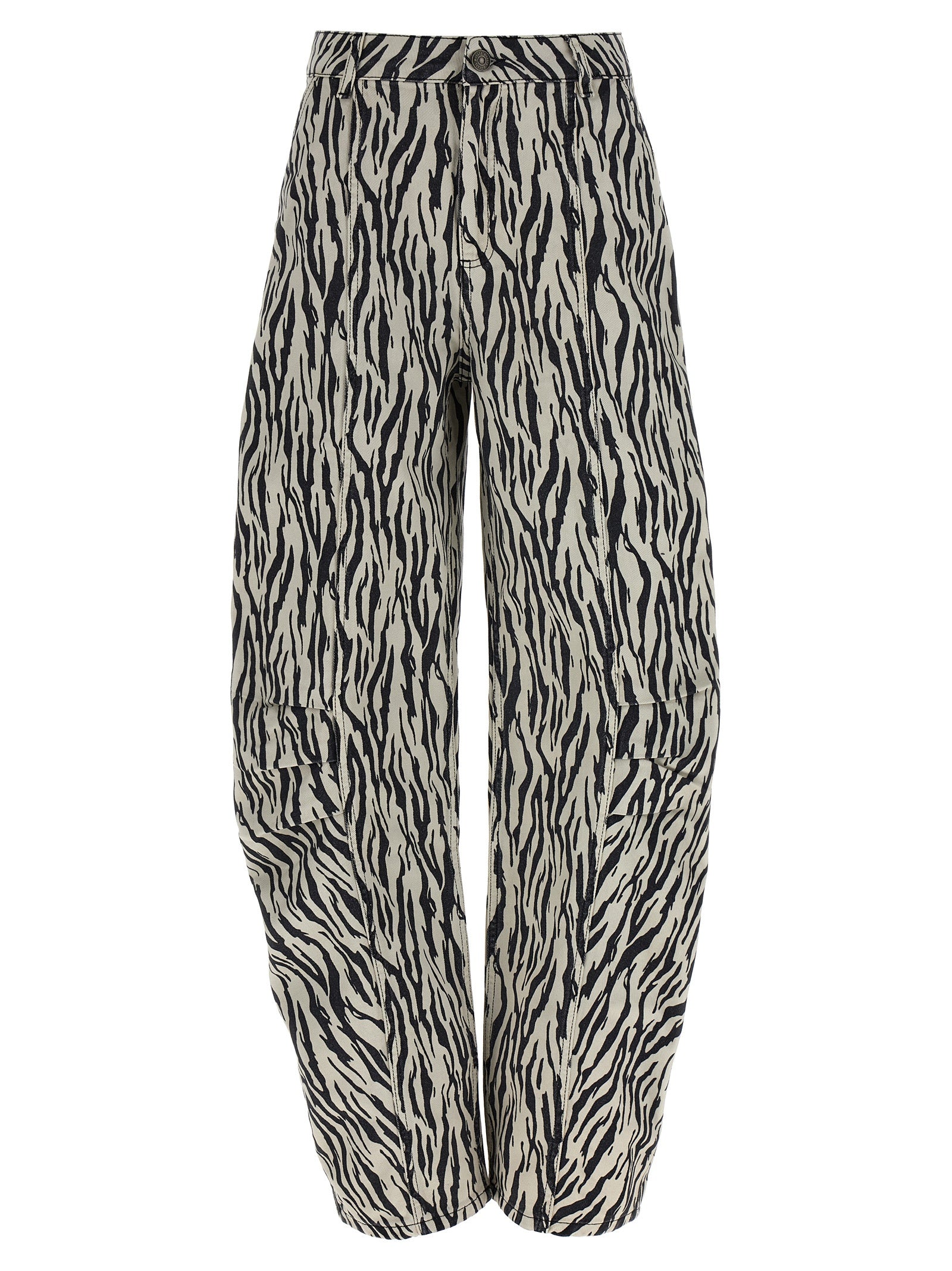Rotate Birger Christensen Printed Twill Cargo Pants
