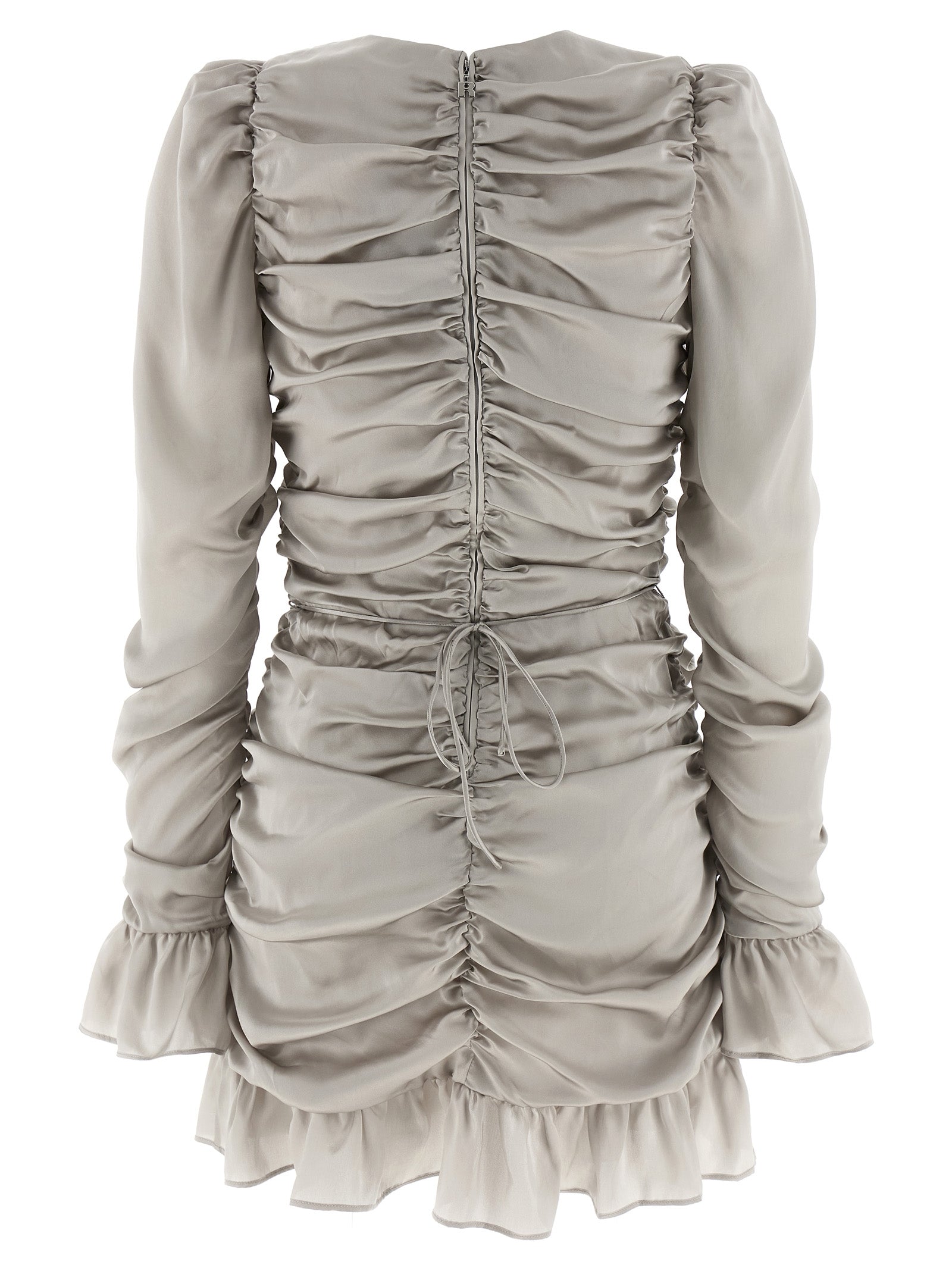 Rotate Birger Christensen Ls Mini Bow Dress