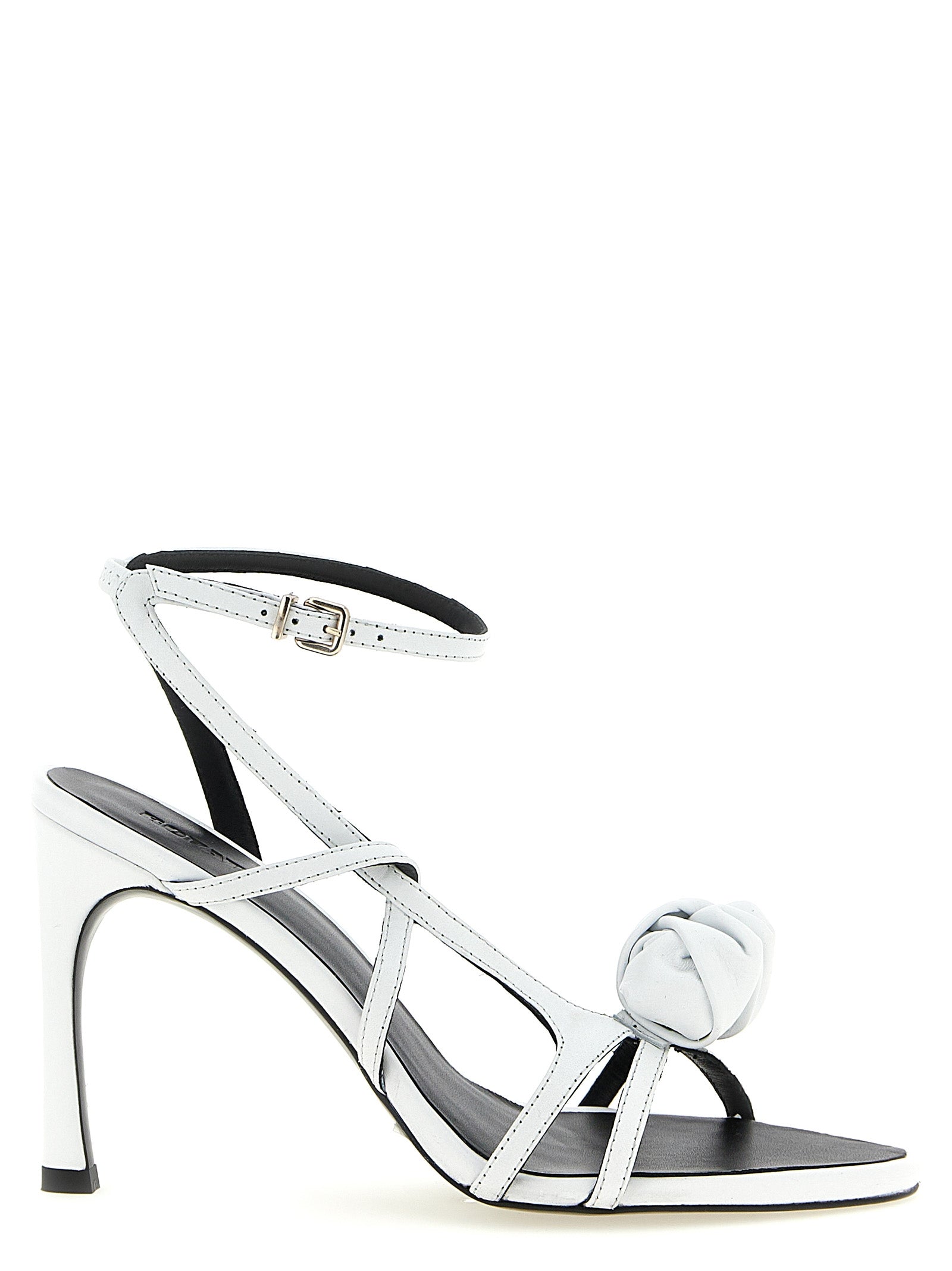 Rotate Birger Christensen Leather Knot Sandals