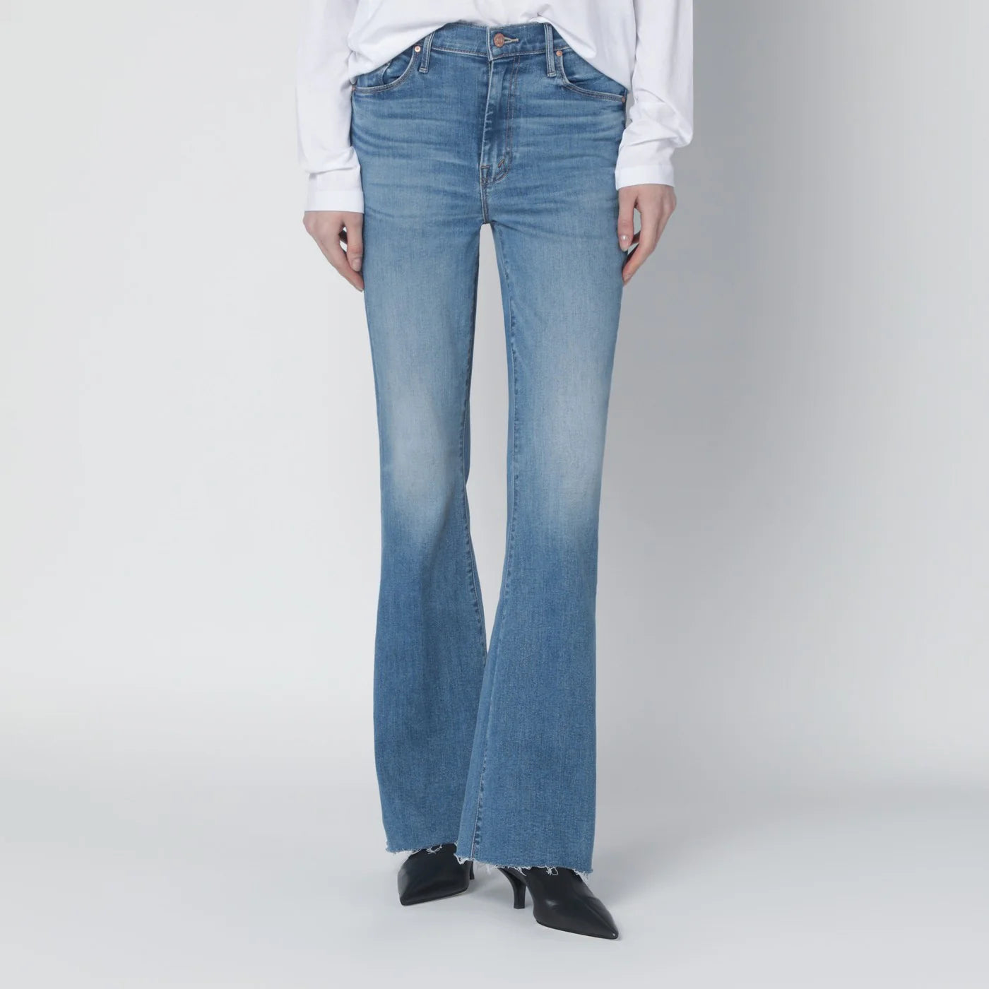 Mother Jeans The Weekender Fray Ride Hard/Live Louder