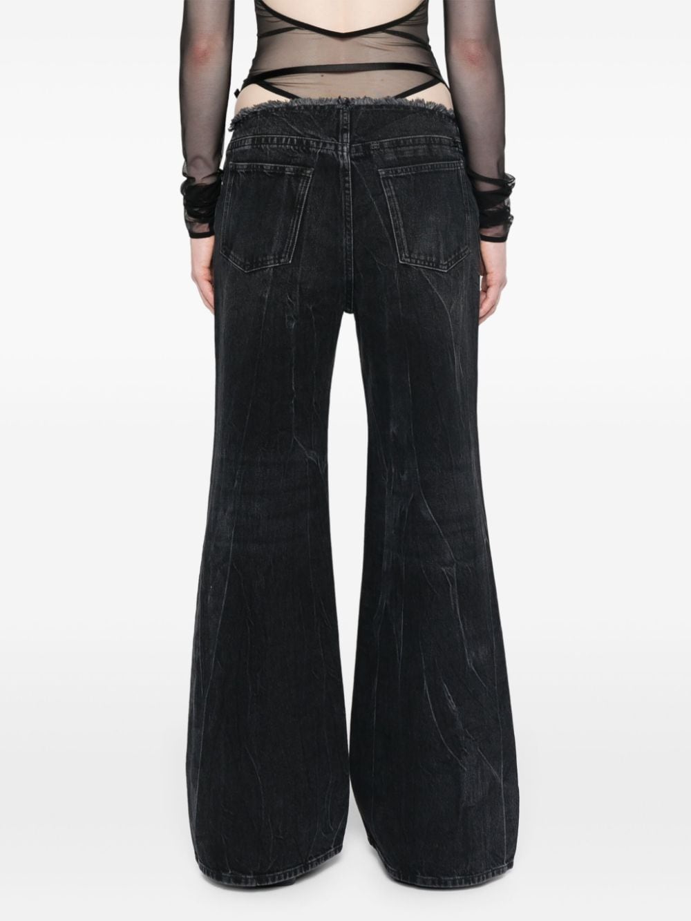 Givenchy Wide-leg denim cotton jeans