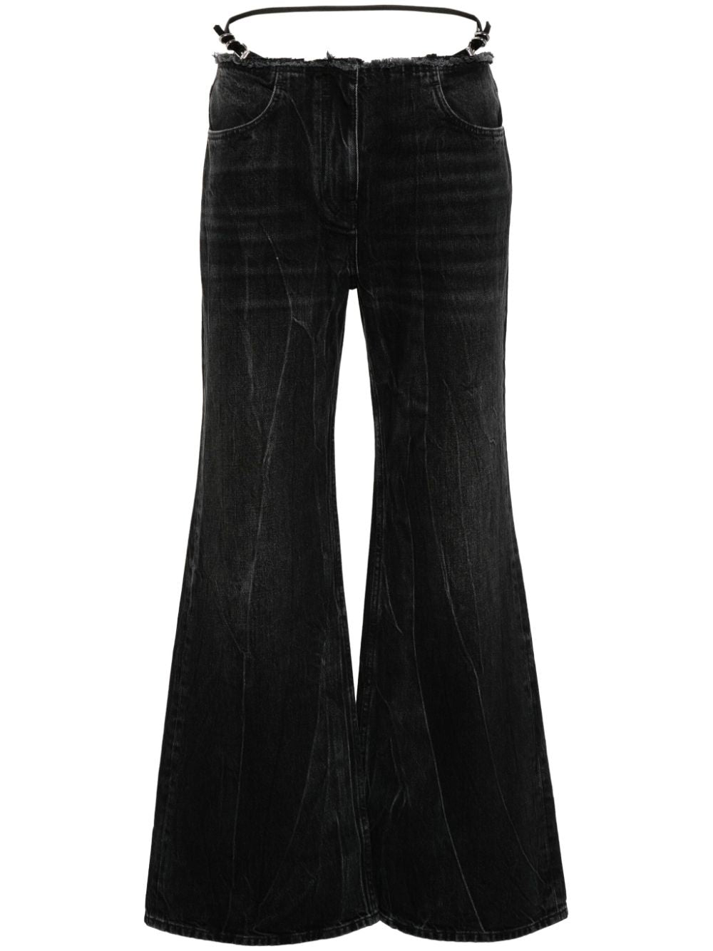 Givenchy Wide-leg denim cotton jeans