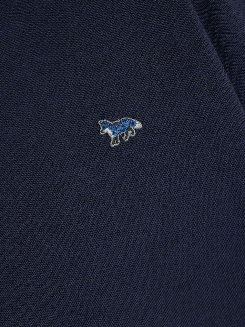 Maison Kitsuné W Bluzë e Rregullt me Shirit Fox të Vogël