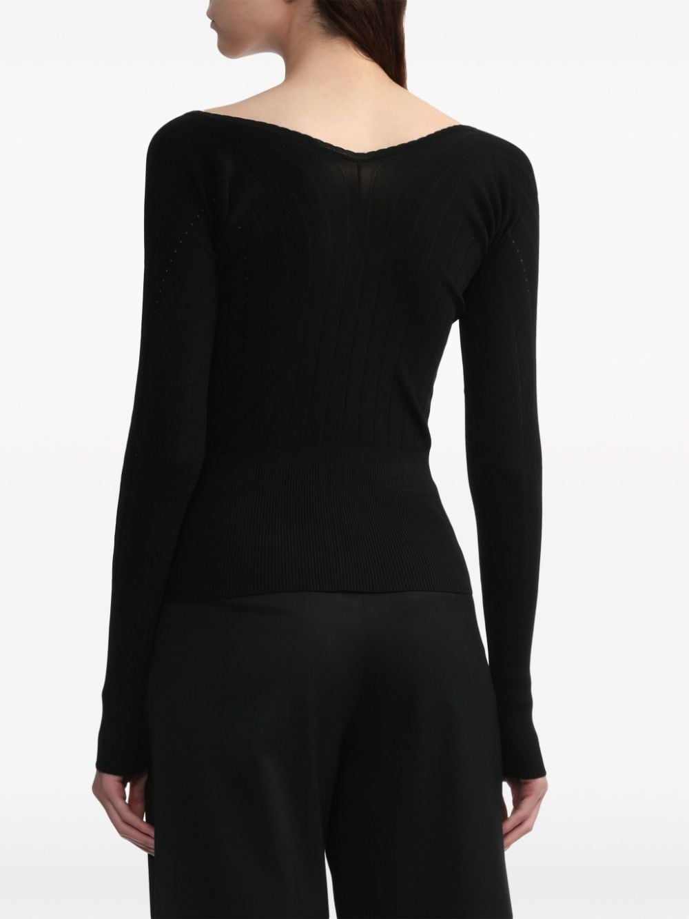 JACQUEMUS Pulovër e Zezë
