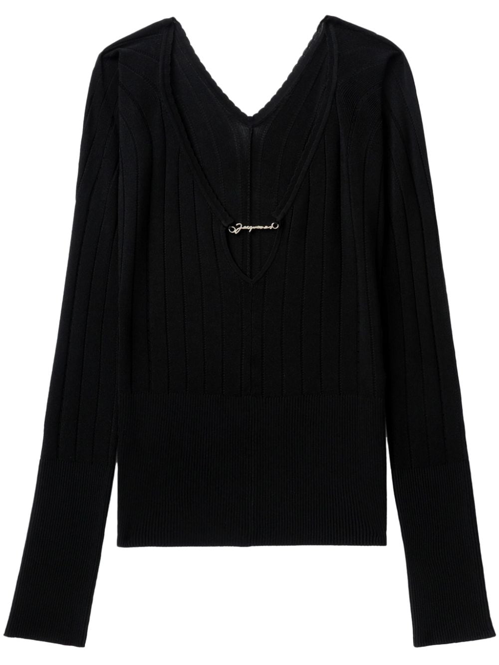 JACQUEMUS Pulovër e Zezë